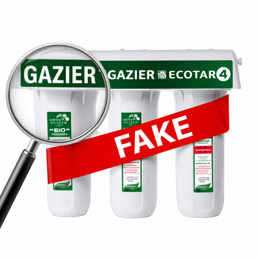 Máy lọc Geyser Ecotar 4 hàng giả mạo