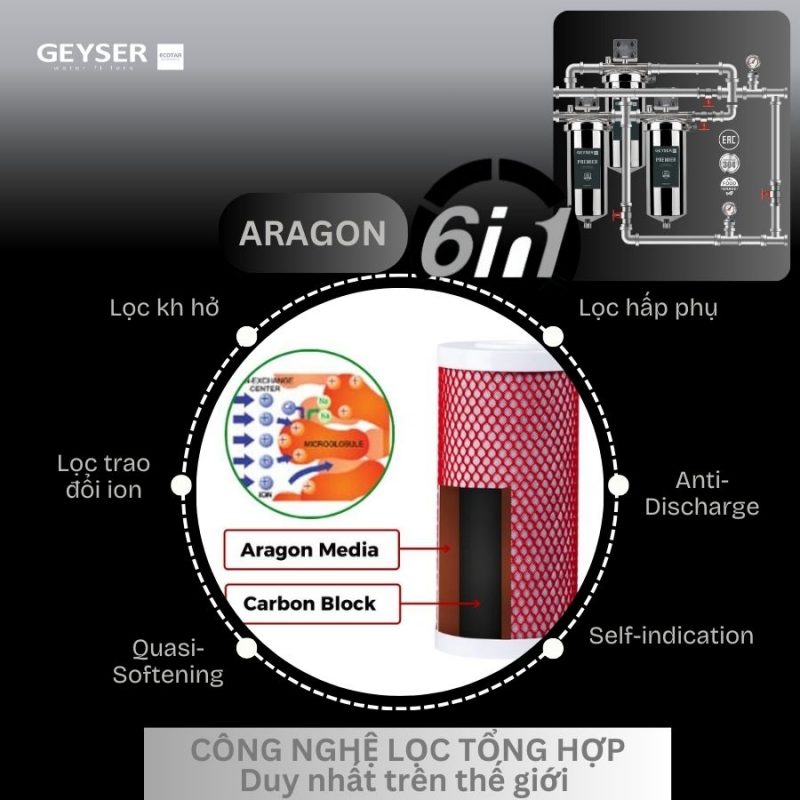 Lọc tổng đầu nguồn âm trần cho căn hộ chung cư Geyser Ecotar 2F1As