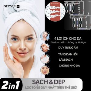 Lọc nước đầu nguồn cao cấp cho Penthouse Geyser Ecotar 4F4As và các lợi ích trong chăm sóc da
