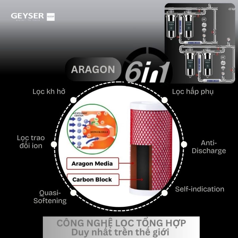 Lọc tổng đầu nguồn âm trần chất lượng cho Penthouse Geyser Ecotar 4F4As