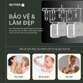 Lọc tổng đầu nguồn âm trần cho căn hộ chung cư Penthouse Geyser Ecotar 4F4Ss