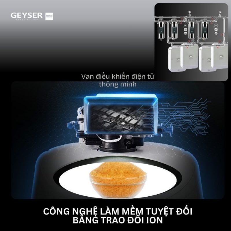 Lọc tổng đầu nguồn âm trần cho căn hộ chung cư Penthouse Geyser Ecotar 4F4Ss