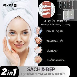 Lọc tổng đầu nguồn âm trần trên đường ống 2F2Ss tốt cho chăm sóc da
