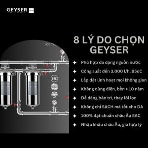 8 lý do bạn nên lựa chọn lọc tổng đầu nguồn âm trần Geyser Ecotar 2Fs