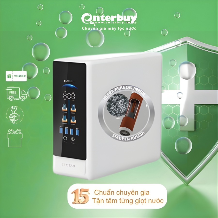 Máy lọc nước chuẩn khoáng Ecotar 9 Lux ROMIX