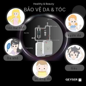 Lọc tổng đầu nguồn chung cư Geyser Ecotar 1F2Ss bảo vệ da tóc hiệu quả