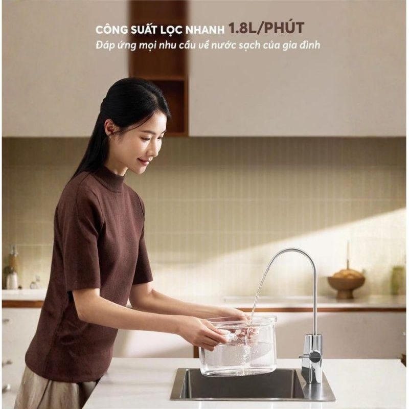 Máy lọc nước đặt gầm 1 lõi A.O.Smith R700SLIM [NEW] tích hợp hiệu suất cao