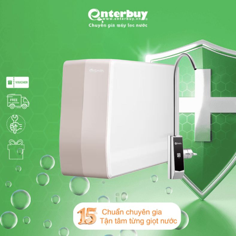 Máy lọc nước đặt gầm 1 lõi A.O.Smith R700SLIM [NEW] tích hợp hiệu suất cao