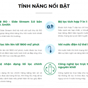 Máy lọc nước đặt gầm 1 lõi A.O.Smith R700SLIM [NEW] tích hợp hiệu suất cao