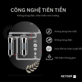 Lọc tổng đầu nguồn âm trần cho căn hộ chung cư Geyser Ecotar 2Fs