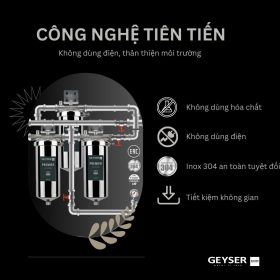 Lọc tổng đầu nguồn âm trần cho căn hộ chung cư Geyser Ecotar 2F1As