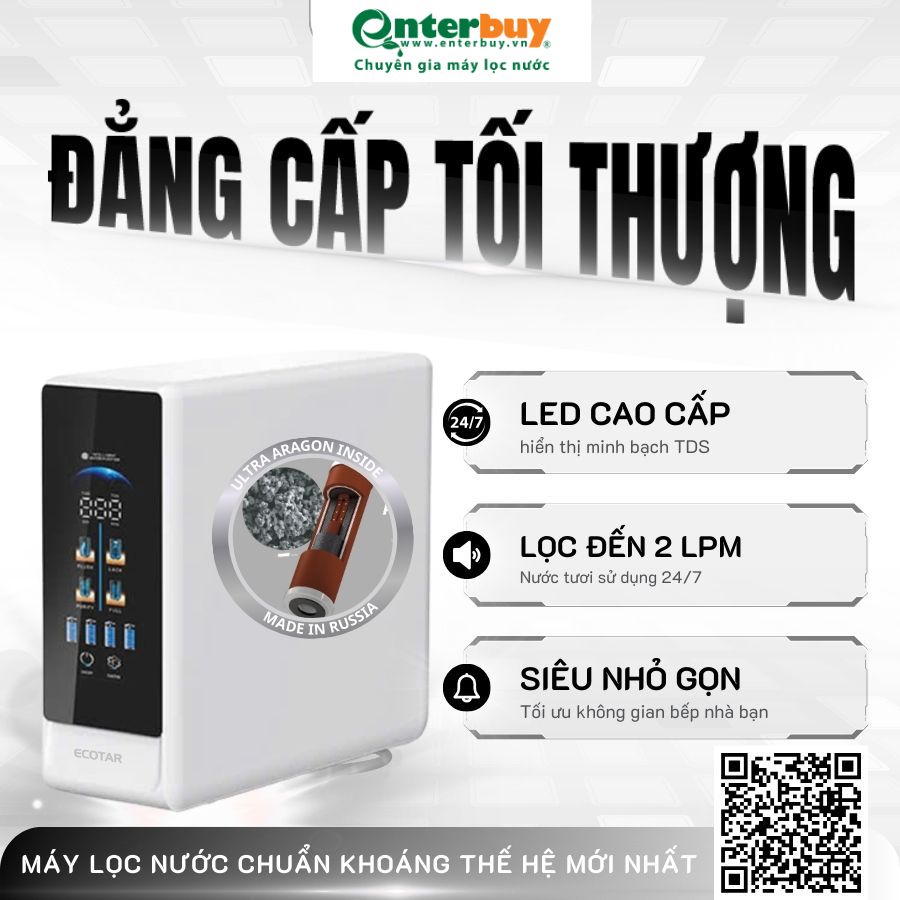 Geyser Ecotar 9 Lux Romix - máy lọc nước chuẩn khoáng thế hệ mới nhất nhập khẩu nguyên chiếc từ châu Âu