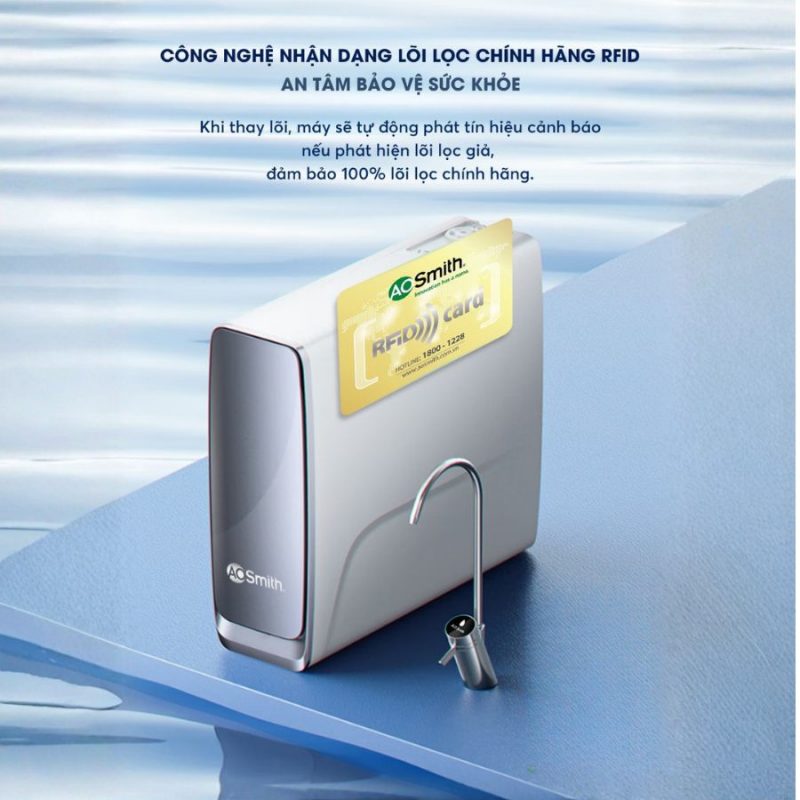 Máy lọc nước A.O.Smith X1000 để gầm chất lượng tuổi thọ lõi lọc cao nhất hiện nay