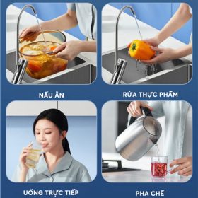 Máy lọc nước A.O.Smith X1000 để gầm chất lượng tuổi thọ lõi lọc cao nhất hiện nay