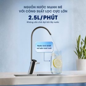 Máy lọc nước A.O.Smith X1000 để gầm chất lượng tuổi thọ lõi lọc cao nhất hiện nay