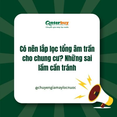 Có nên lắp lọc tổng âm trần cho chung cư? Những sai lầm cần tránh