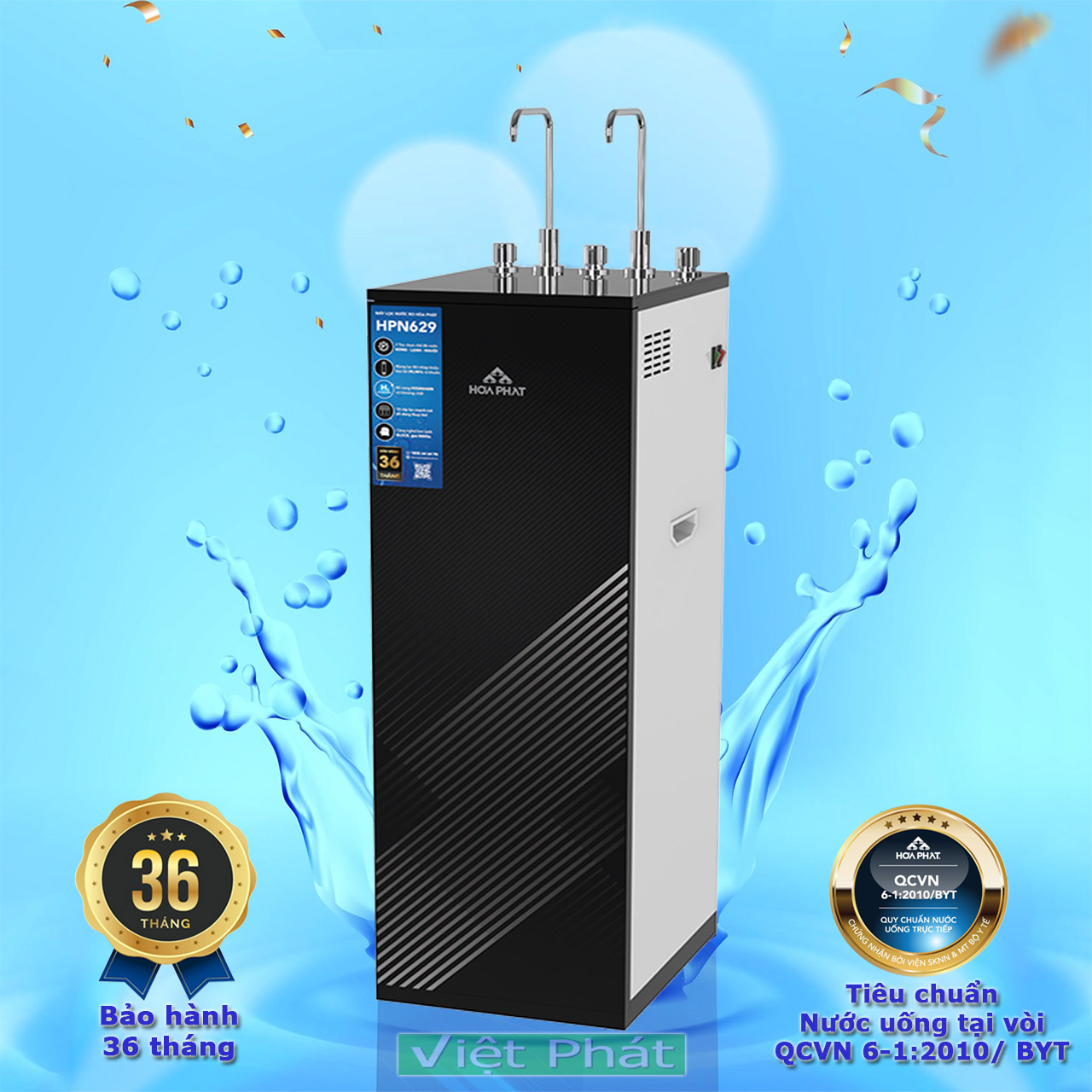 Máy lọc nước Hòa Phát HPN629