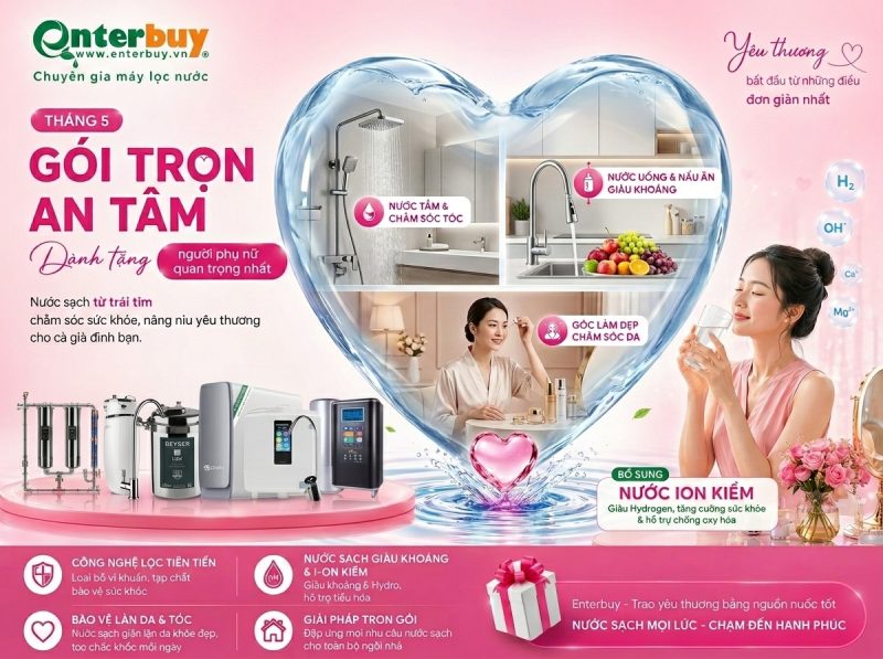 Khuyến mãi tháng 5: GÓI TRỌN AN TÂM – Dành tặng Người phụ nữ quan trong nhất