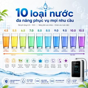 10 loại nước đa năng phục vụ mọi nhu cầu