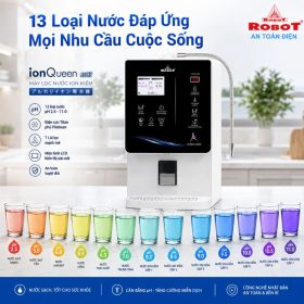 Máy lọc nước điện giải ion kiềm Robot ionQueen 1113 mới chính hãng