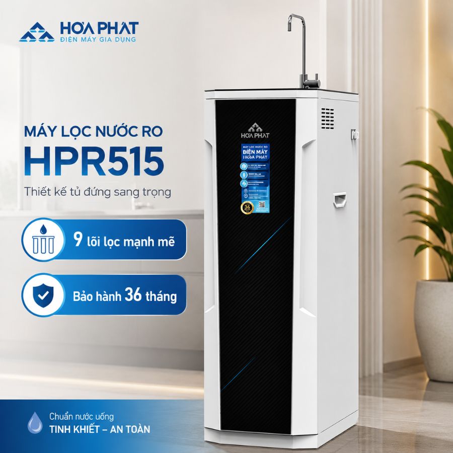 9 lõi lọc mạnh mẽ - Bảo hành 36 tháng