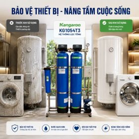 Bộ lọc nước tổng đầu nguồn Kangaroo KG1054T3, Van tự động