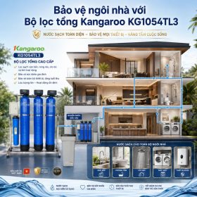 Bộ lọc tổng đầu nguồn gia đình KG1054TL3, Van tự động, Xử lý Canxi