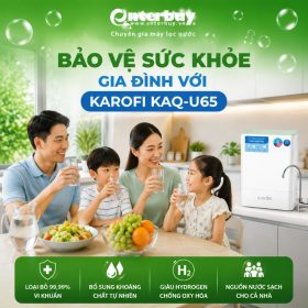 Máy lọc nước Karofi KAQ-U65 - 10 Lõi Mẫu Mới 2026