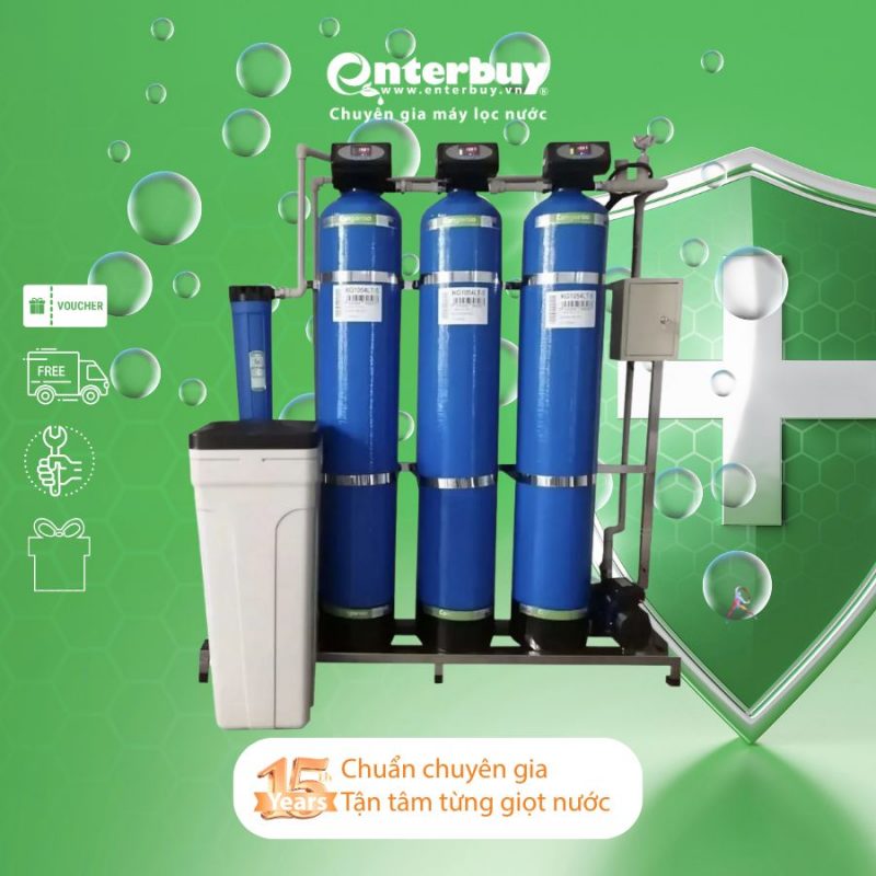 Bộ lọc nước tổng đầu nguồn Kangaroo KG1054T4, Van tự động