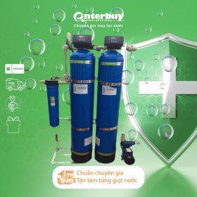 Bộ lọc tổng Kangaroo 3 cấp KG1054LT-3 van tự động 1000l/h siêu lọc