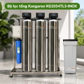 Bộ lọc tổng đầu nguồn gia đình KG1054TL3-INOX, Van tự động, Xử lý Canxi