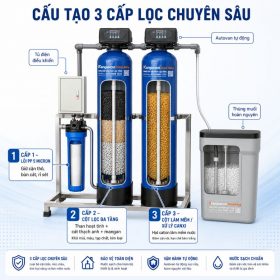 Bộ lọc tổng đầu nguồn gia đình KG1054TL2, Van tự động, Xử lý Canxi