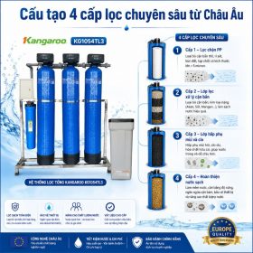 Bộ lọc tổng đầu nguồn gia đình KG1054TL3, Van tự động, Xử lý Canxi