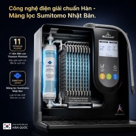 Máy lọc nước điện giải iON kiềm Robot ionSmart 911 hỗ trợ lắp đặt theo điều kiện chương trình