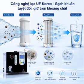 Máy lọc nước điện giải iON kiềm Robot ionSmart 911 hỗ trợ lắp đặt theo điều kiện chương trình