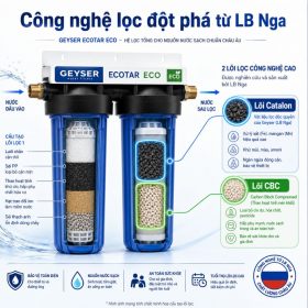 Bộ lọc nước tổng đầu nguồn Geyser Ecotar ECO
