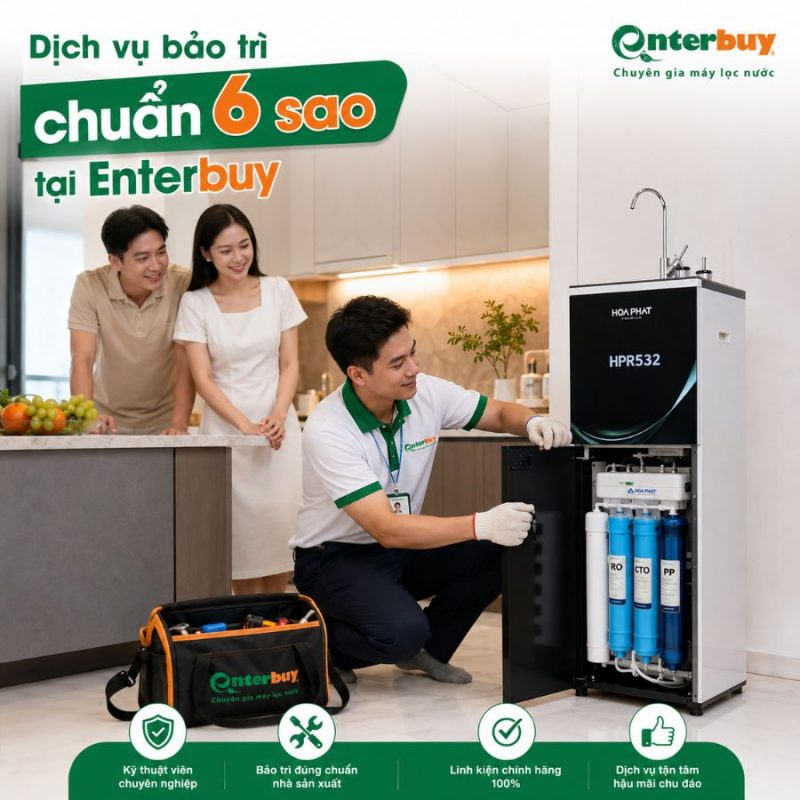 Máy lọc nước RO tủ đứng Hòa Phát HPR532