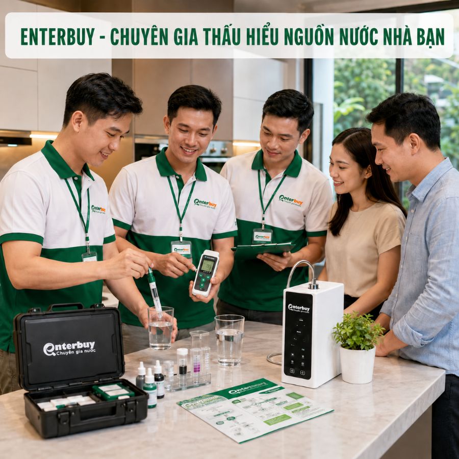 Enterbuy - Chuyên gia thấu hiểu nguồn nước nhà bạn