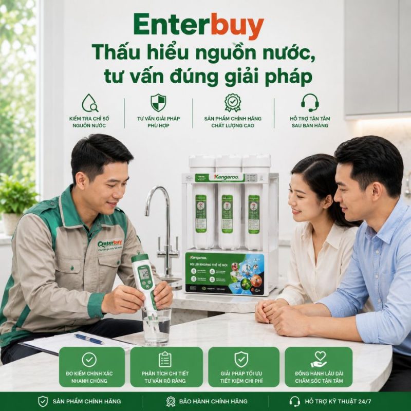 Máy lọc nước Kangaroo Hydrogen KGHP12K - 12 Lõi Mới 2026