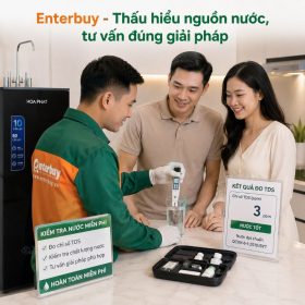 Máy lọc nước RO nóng nguội lạnh Hòa Phát HPN632 - 10 cấp lọc