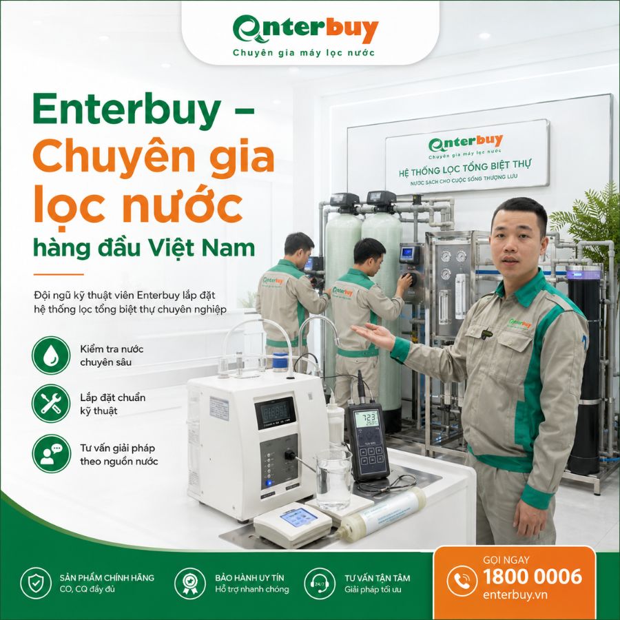 Enterbuy - Chuyên gia lọc nước hàng đầu Việt Nam