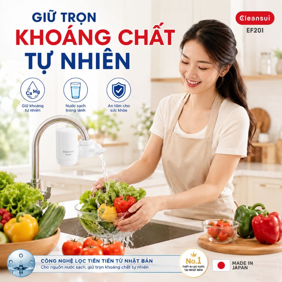 GIỮ TRỌN KHOÁNG CHẤT TỰ NHIÊN