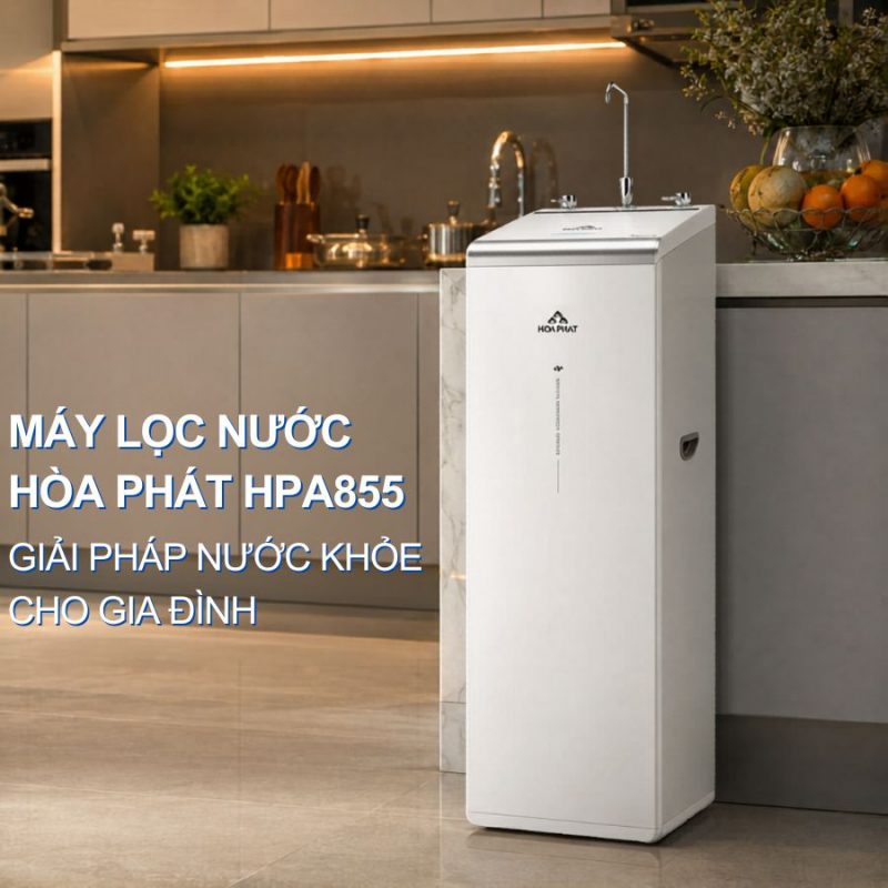 Máy lọc nước Hòa Phát HPA855 - 12 lõi lọc