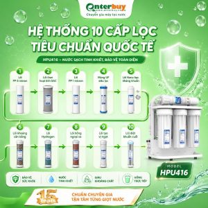 Hệ thống 10 cấp lọc tiêu chuẩn quốc tế