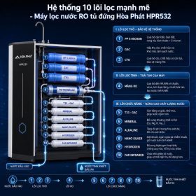 Máy lọc nước RO tủ đứng Hòa Phát HPR532