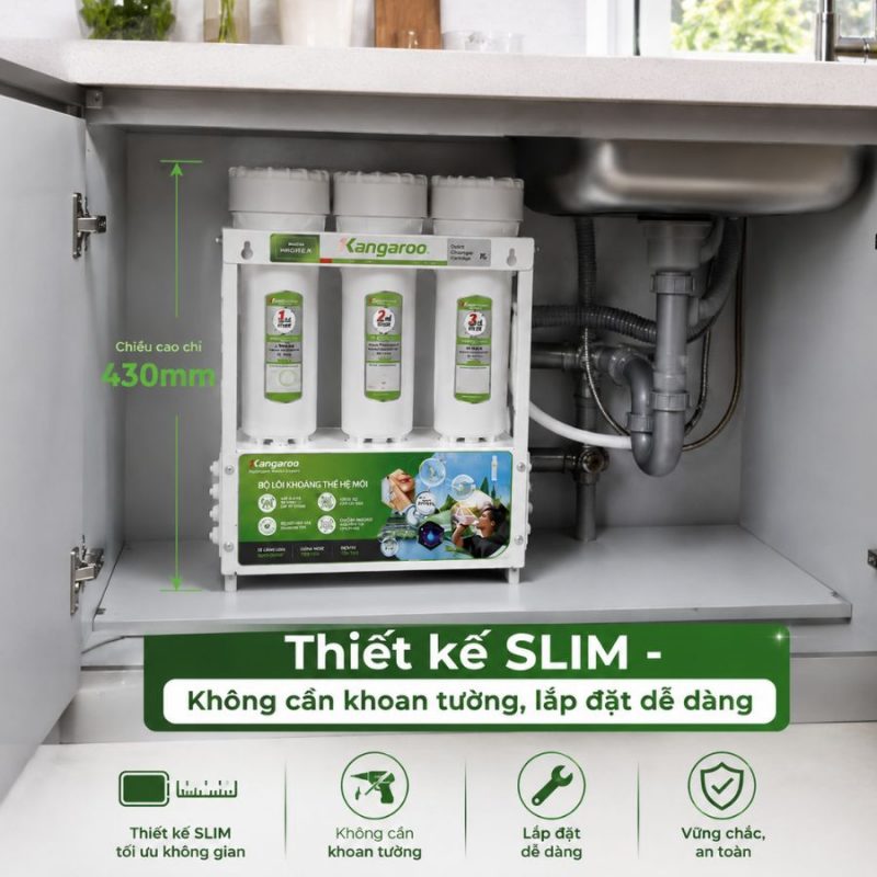 Máy lọc nước Kangaroo Hydrogen KGHP12K - 12 Lõi Mới 2026