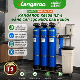 Bộ lọc tổng Kangaroo 4 cấp KG1054LT-4 van tự động 1000l/h siêu lọc