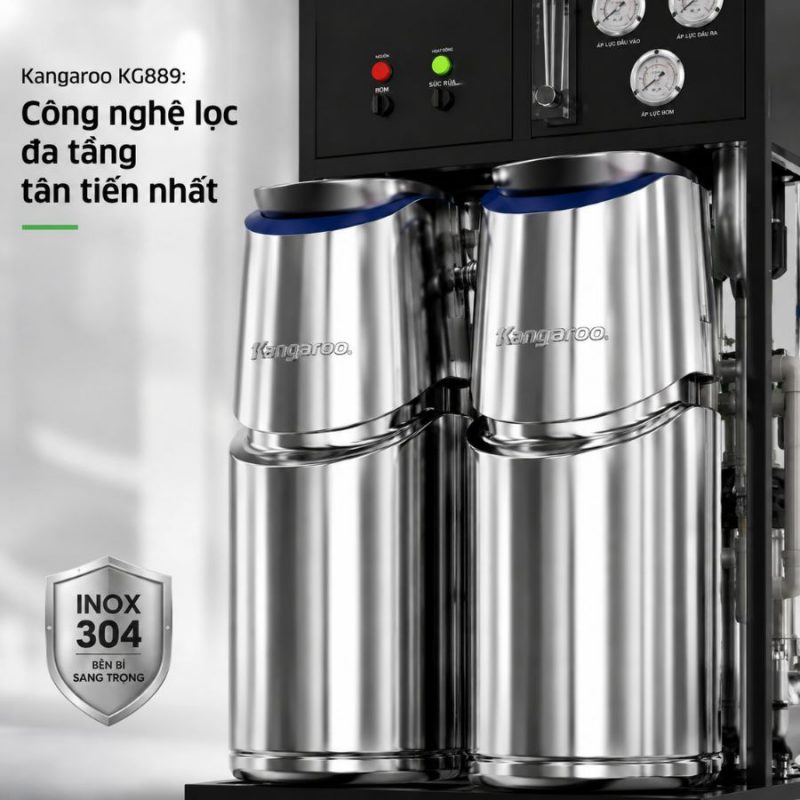 Máy lọc nước tổng đầu nguồn Kangaroo KG889 - chất lượng