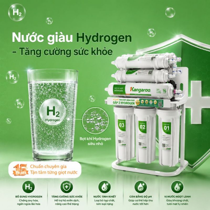 Máy lọc nước Karofi Livotec 218 - Hydrogen 10 Lõi Mới 2026