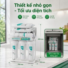 Máy lọc nước Karofi Livotec 218 - Hydrogen 10 Lõi Mới 2026